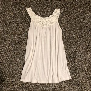White Knox Rose Tank Top